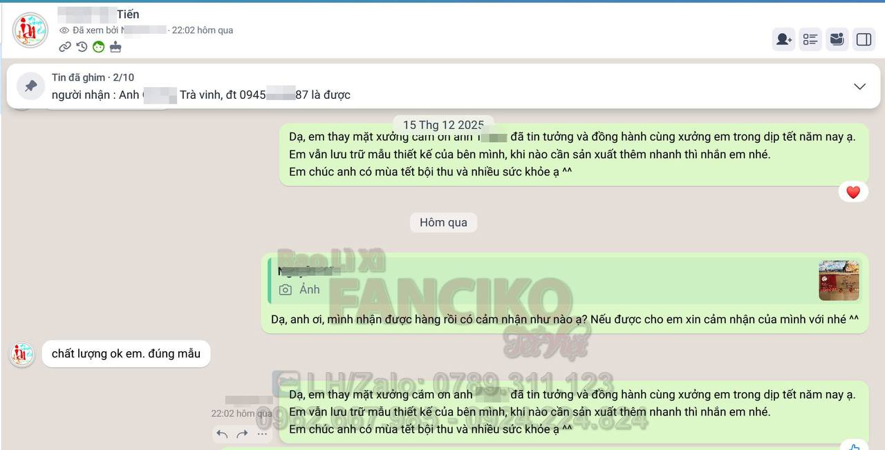 Feedback khách hàng Fanciko 3