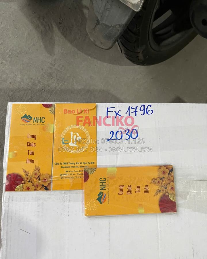Lô bao lì xì công ty trước khi giao