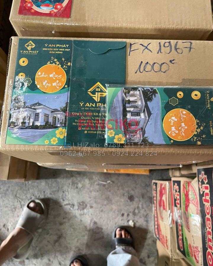 Lô bao lì xì 1.000 cái trước khi giao