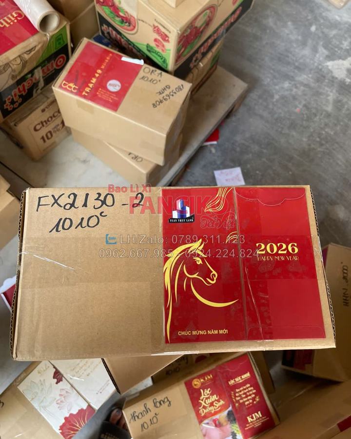 Lô bao lì xì ngân hàng trước khi giao