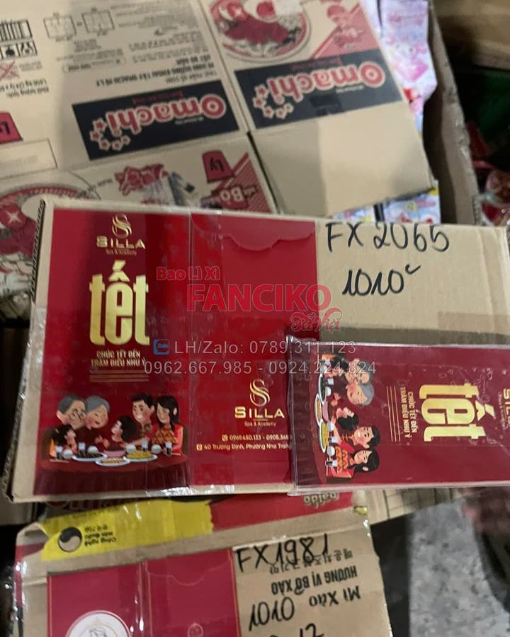 Lô bao lì xì spa trước khi giao
