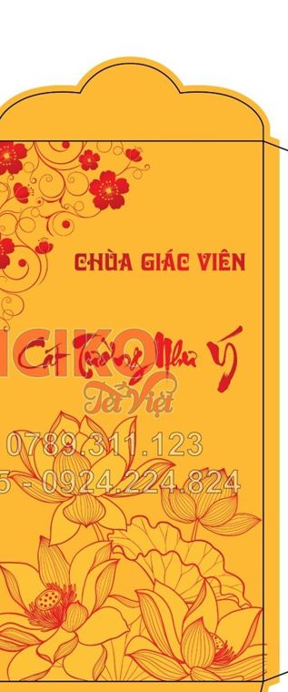 Bao lì xì chùa Giác Viên