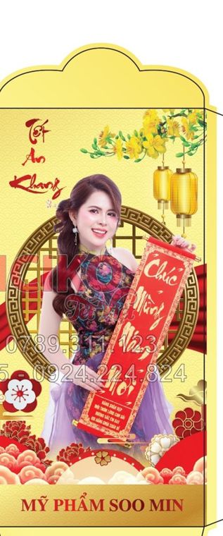 Bao lì xì mỹ phẩm Soo Min